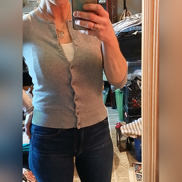 🎈MUST BUNDLE! Abound🎈BUY 1 GET 1 FREE🎈Stretchy 3/4 Sleeve Cardigan Sz S - Picture 6 of 9